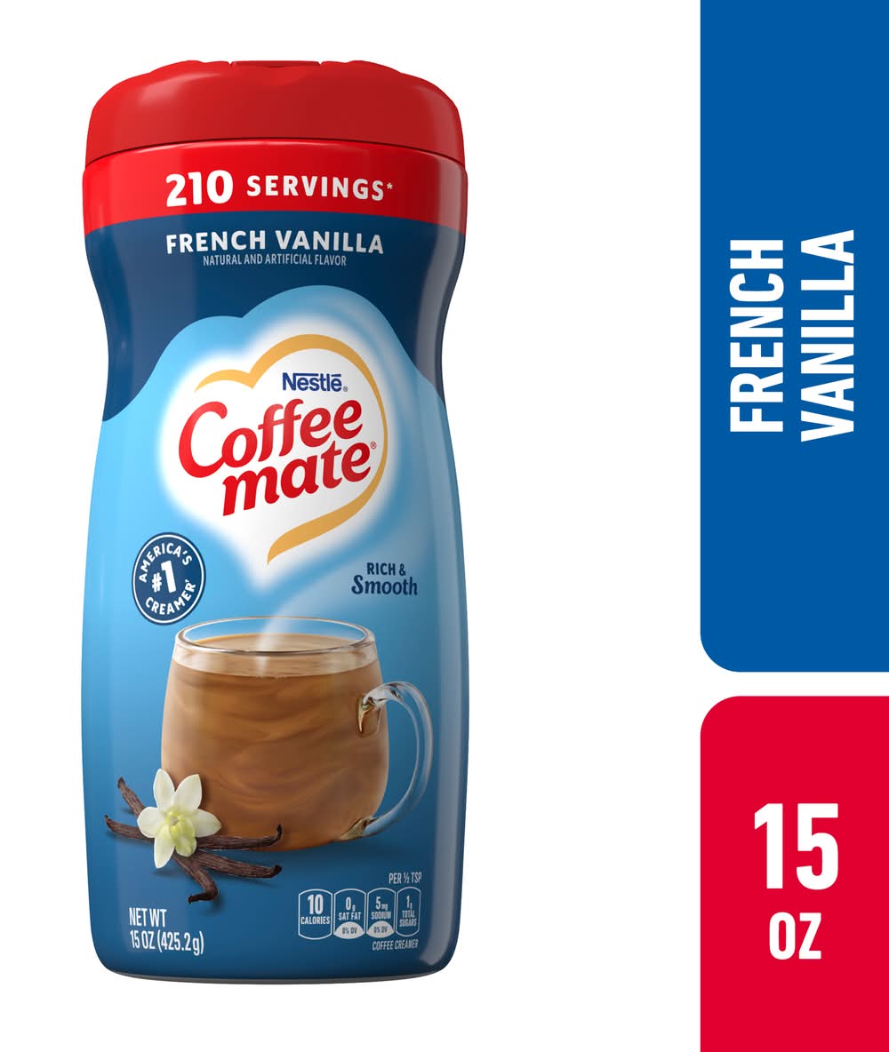 Coffee-Mate Rich & Smooth Creamer, French Vanilla (15 oz)