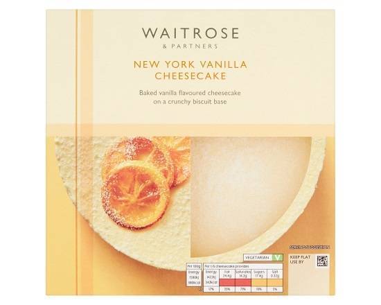 Waitrose & Partners New York Vanilla Cheesecake 540g