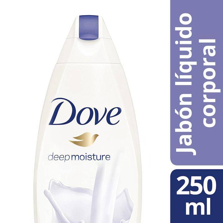 Dove jabón líquido corporal deeply nourishing (botella 250 ml)
