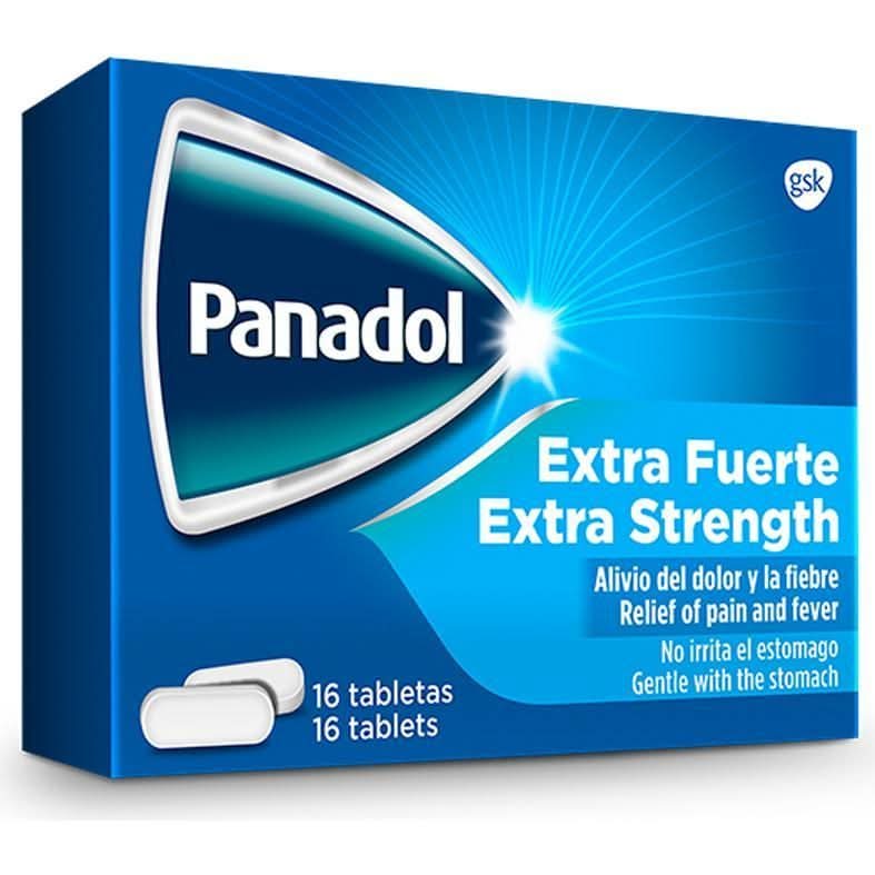Pastilla Panadol Extra Fuerte Adulto 16 Un