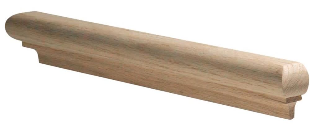 RetroTread Unfinished 1-in T x 1-7/8-in W x 14.75-in L Unfinished Red oak Wood Stair Nosing Floor Moulding Trim