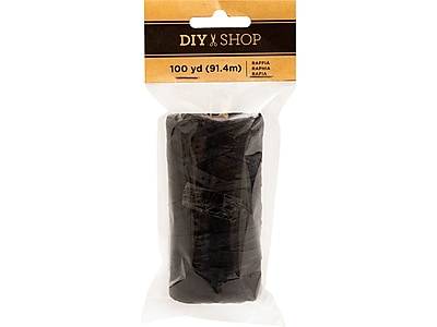 American Crafts Diy Shop Raffia Ribbon (black )