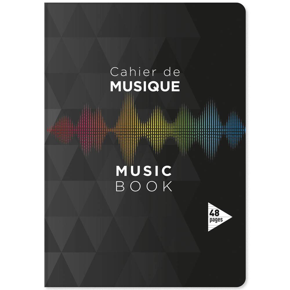 Carrefour - Cahier de musique et chant piqué 48 pages (21x29,7 cm)
