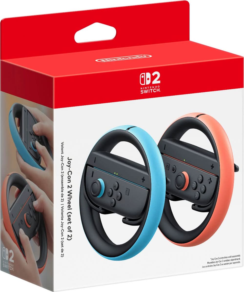 Nintendo - Joy-Con 2 Wheel (set of two) - Multi