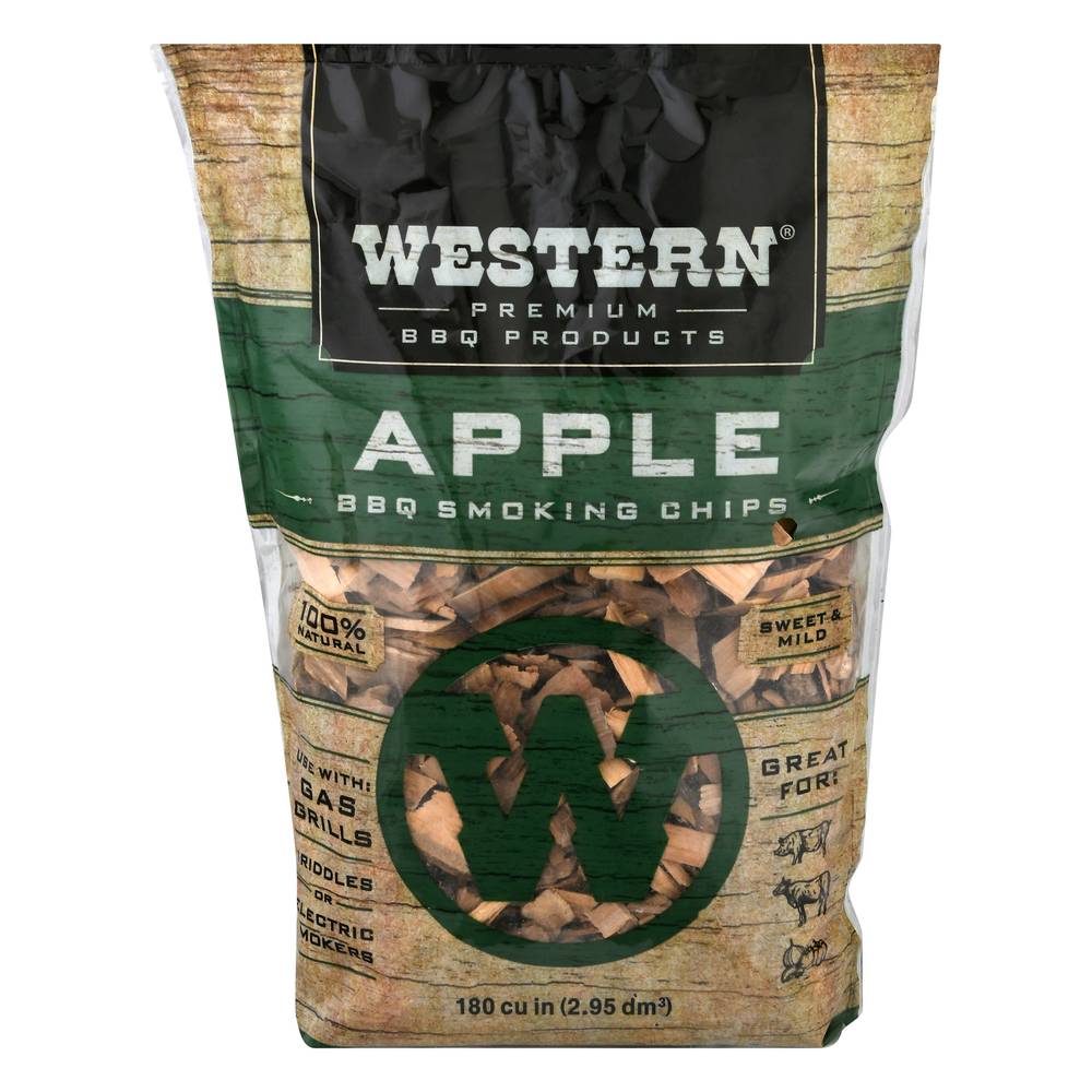 Western Smoking Chips, Apple-Bbq (1.53 lbs)