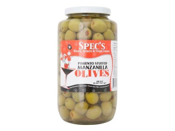 Spec's Pimiento Stuffed Manzanilla Olives (1.25 lbs)