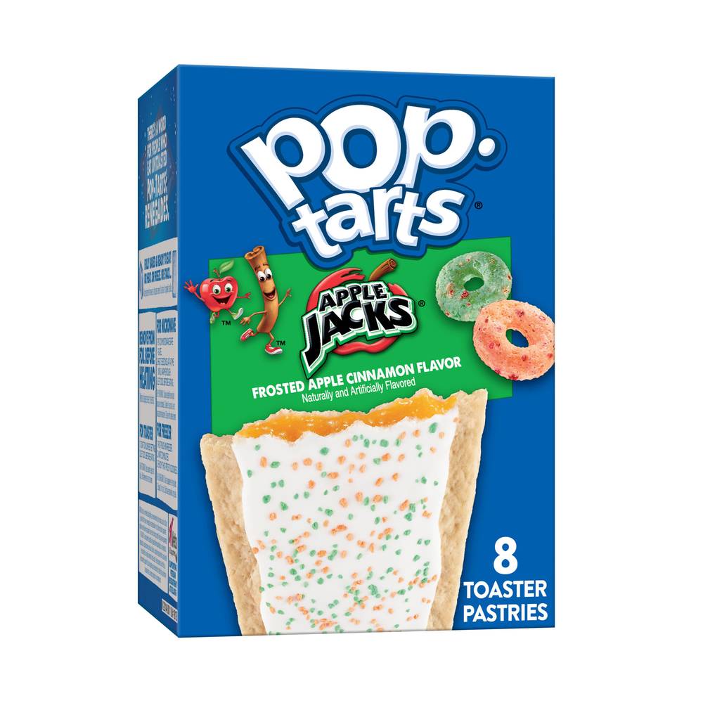 Pop-Tarts Apple Jacks Frosted Apple Cinnamon Flavor Toaster Pastries (13.5 oz)