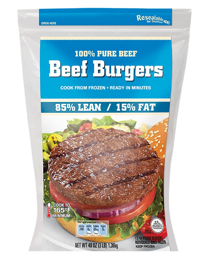 85/15 Ground Beef Patties