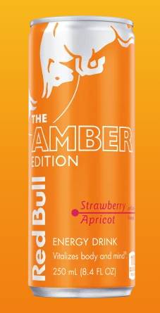 Red Bull, Amber Edition - Strawberry Apricot - 8.4oz / 24 ct (1X24|1 Unit per Case)