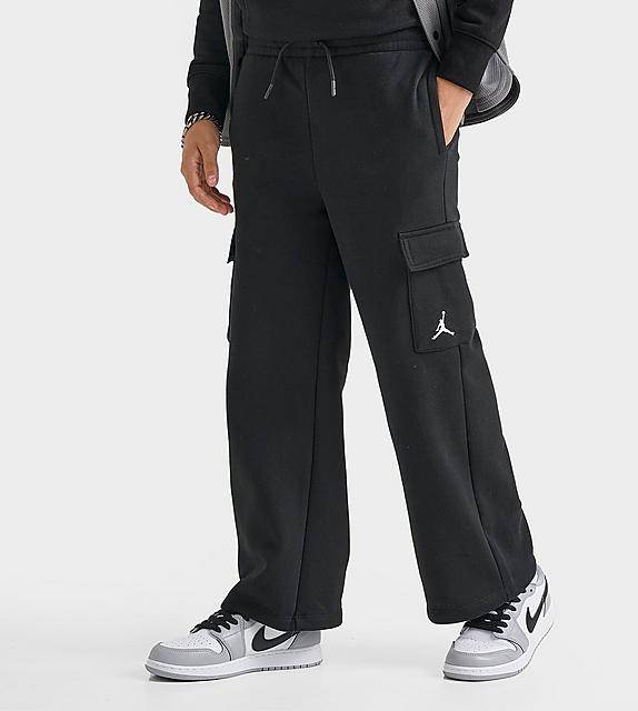 Girls' Jordan Y2K Fleece Open Hem Cargo Pants (Medium)