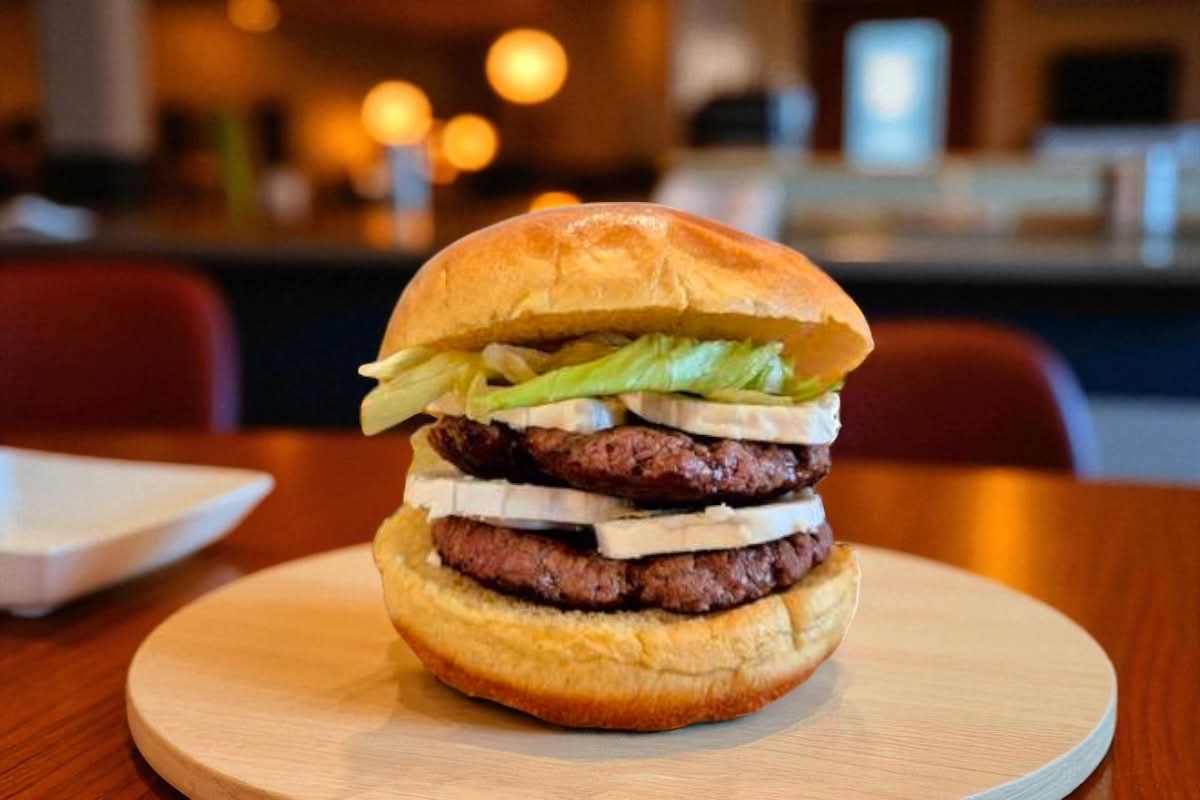 🍔 Double Chèvre Burger