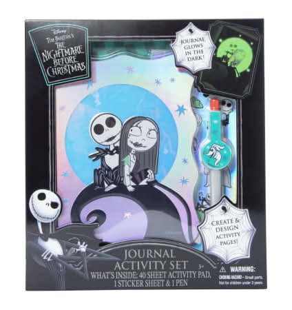 Disney Tim Burton's The Nightmare Before Christmas Journal Activity Set Version 1