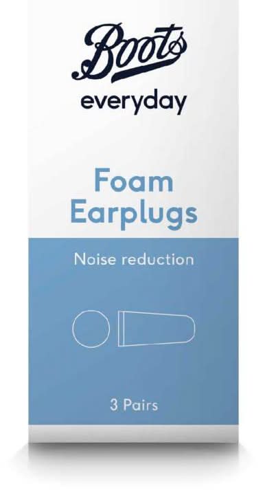 Boots Foam Earplugs (3 pack)