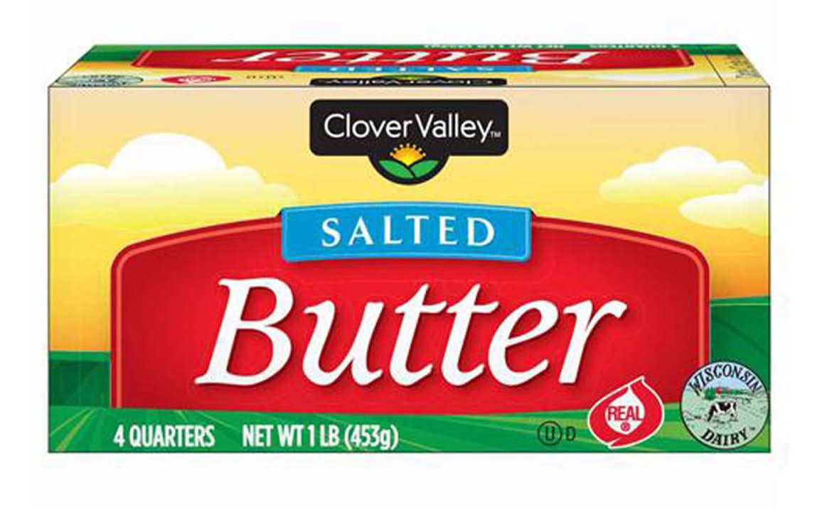 Clover Valley Salted Butter 16 Oz