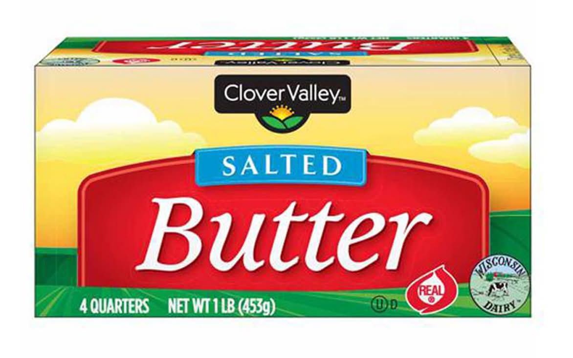 Clover Valley Salted Butter 16 Oz