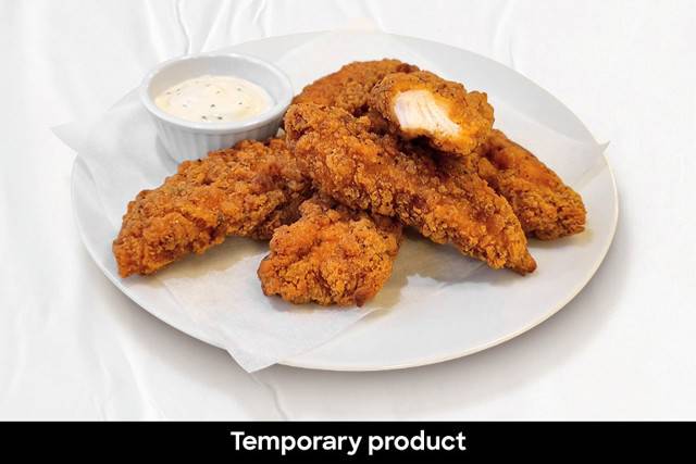 8 Chicken Breast Strips Coated in Hot & Spicy Breadcrumbs