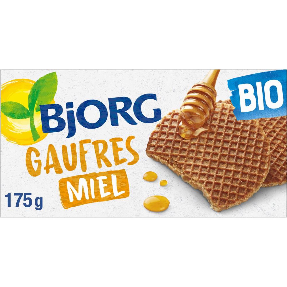 Bjorg - Gaufres au miel bio (6 pièces)