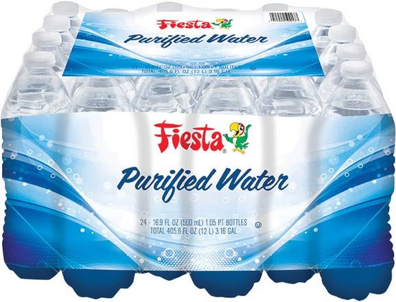 Fiesta Purified Water (24 ct, 16.9 fl oz)