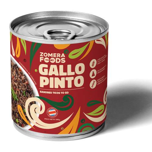 Zomera Foods Gallo Pinto Lata 305 Gr