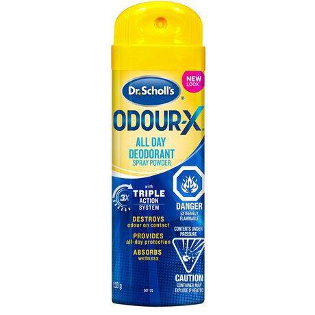 Dr.scholl's Odour-X All Day Deodorant Spray Powder (113 g)