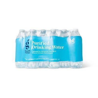 Good & Gather Purified Drinking Water - 24pk/16.9 fl oz Bottles - Good & Gathertm