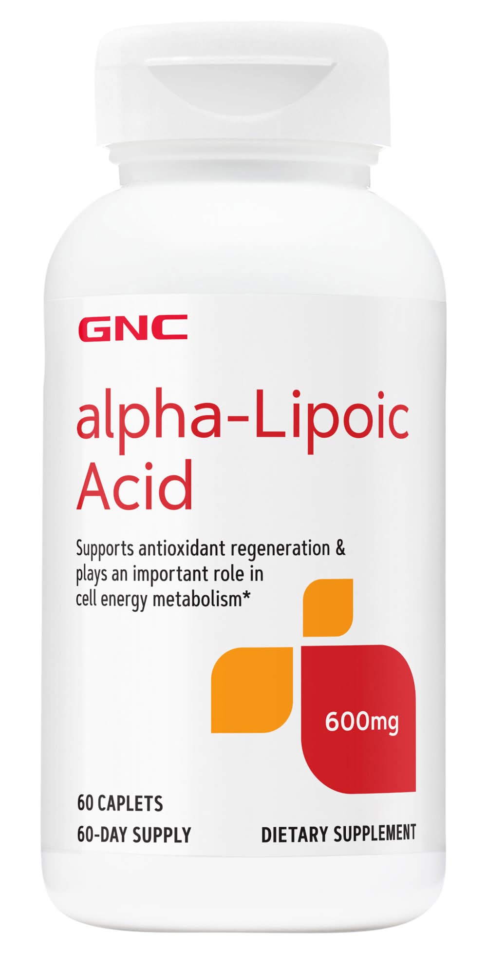 GNC Alpha-Lipolic Acid Caplets 600 mg (60 ct)