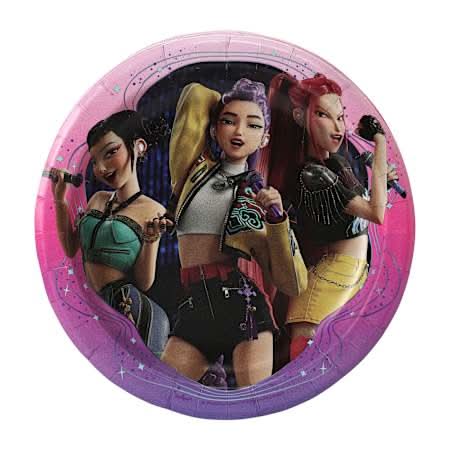 KPop Demon Hunters Party Plates 8-Pack