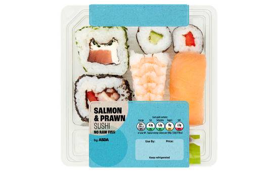 Asda Salmon & Prawn Sushi