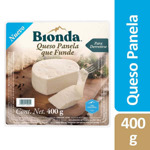 Bionda · Vida ligera queso panela que funde (400 g)