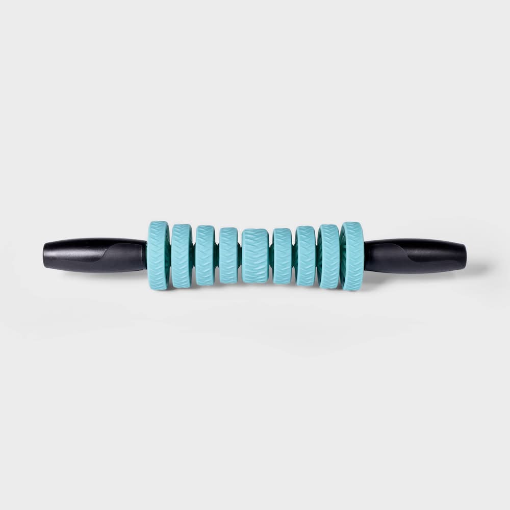 All In Motion Adjustable Handheld Roller (Cyan)