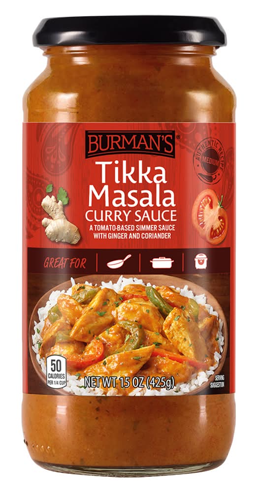 Burman's Tikka Masala Curry Sauce (15 oz)