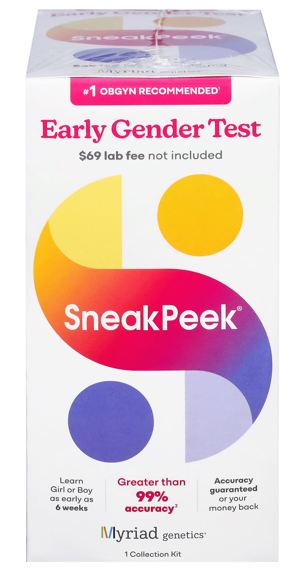 SneakPeek Unisex Early Gender Test