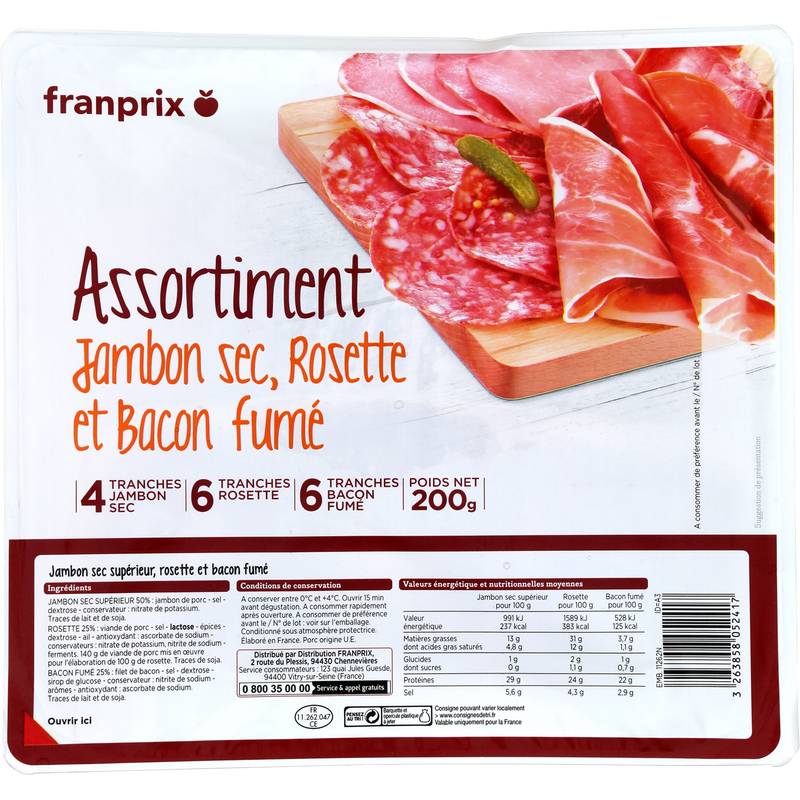 Franprix - Assortiment de charcuterie (16)