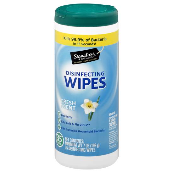 Signature Select Disinfecting Fresh Scent Wipes (35 ct)