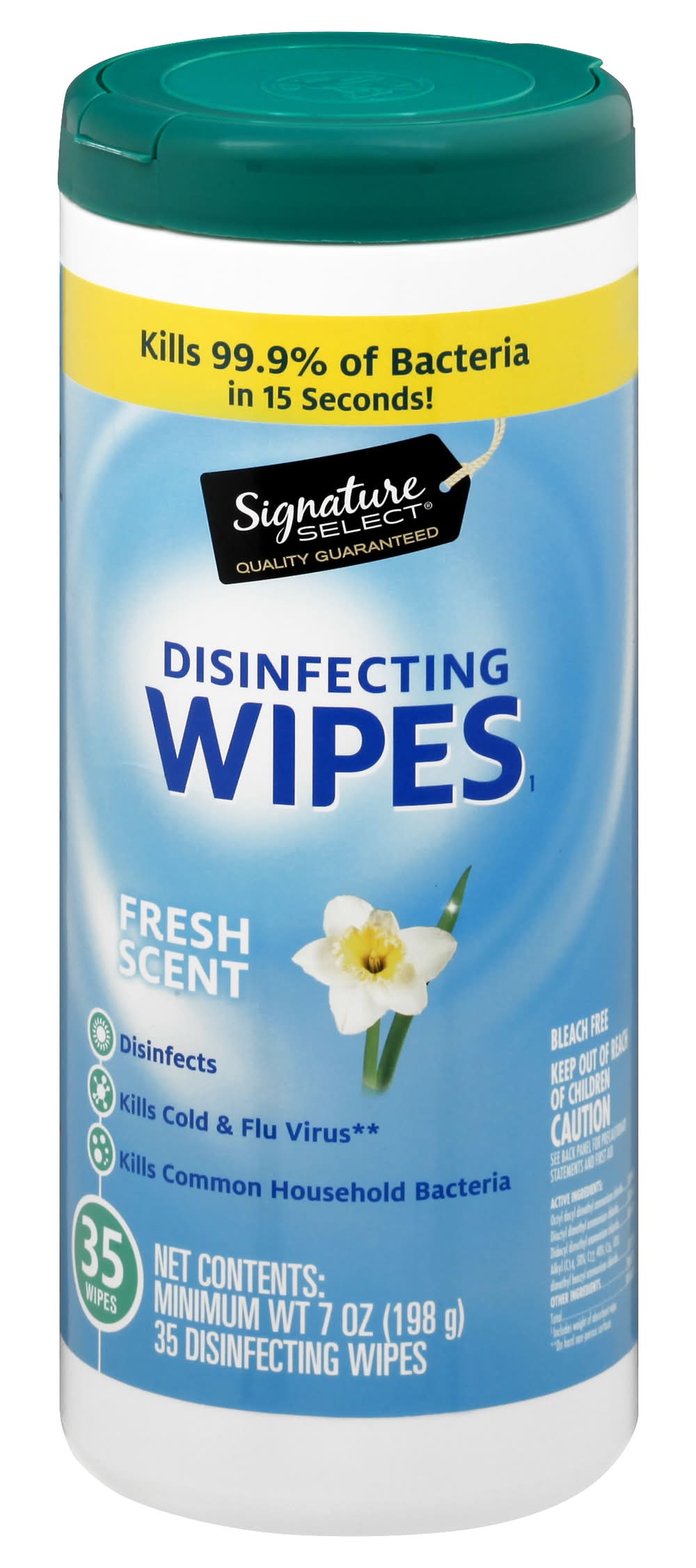 Signature Select Disinfecting Fresh Scent Wipes (7 oz)