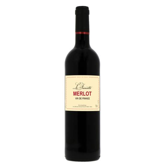 La Francette - Vin rouge merlot ( 750 ml)