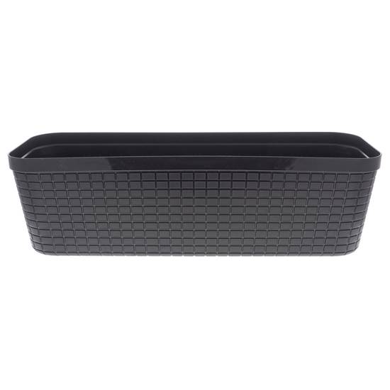 # Rect Balcony Planter With Block Pattern (49.3 W X 17 X 14.5 H CM)