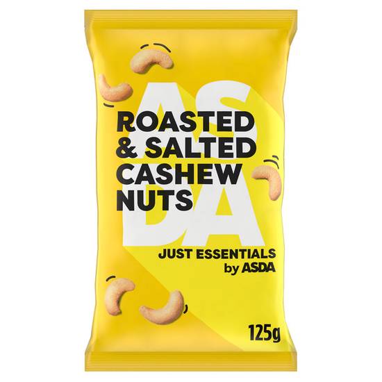 Asda Just Essentials Roasted & Salted Cashew Nuts 125g