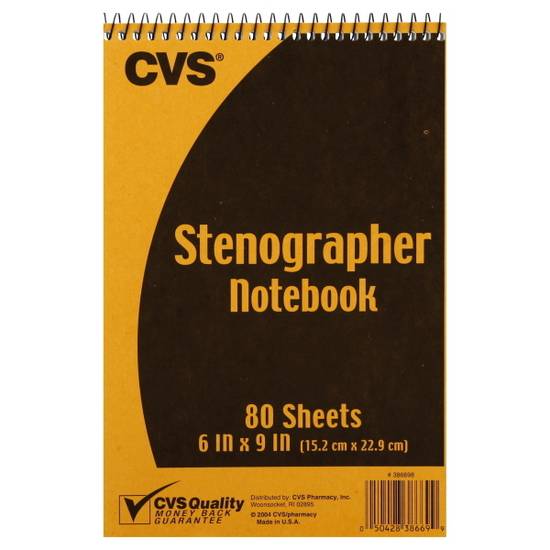 Cvs Stenographer Notebook