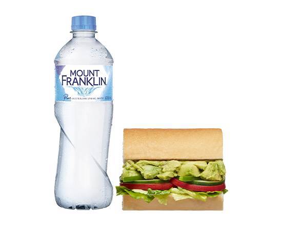 Veggie Delite with Avo Mini Sub