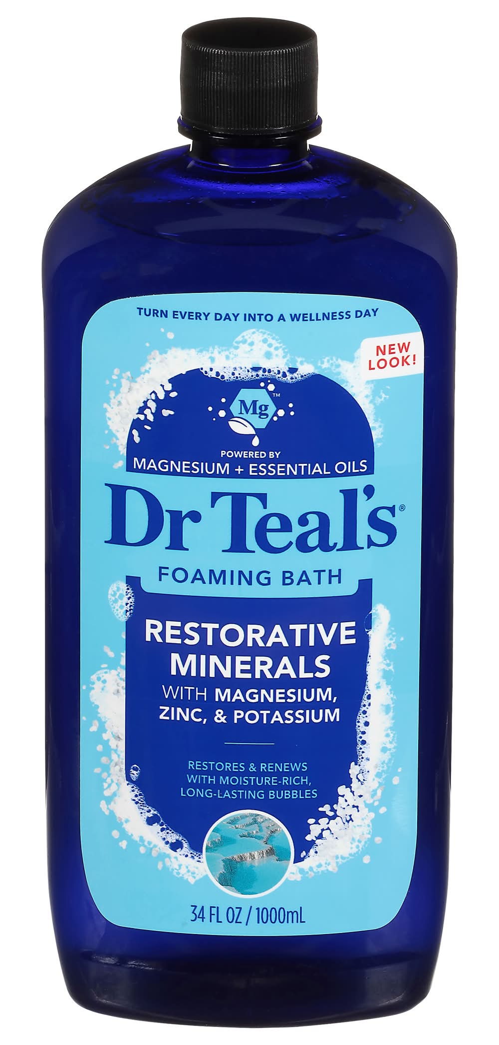 Dr Teal's Foaming Bath Restorative Minerals With Magnesium, Potassium (34 fl oz)