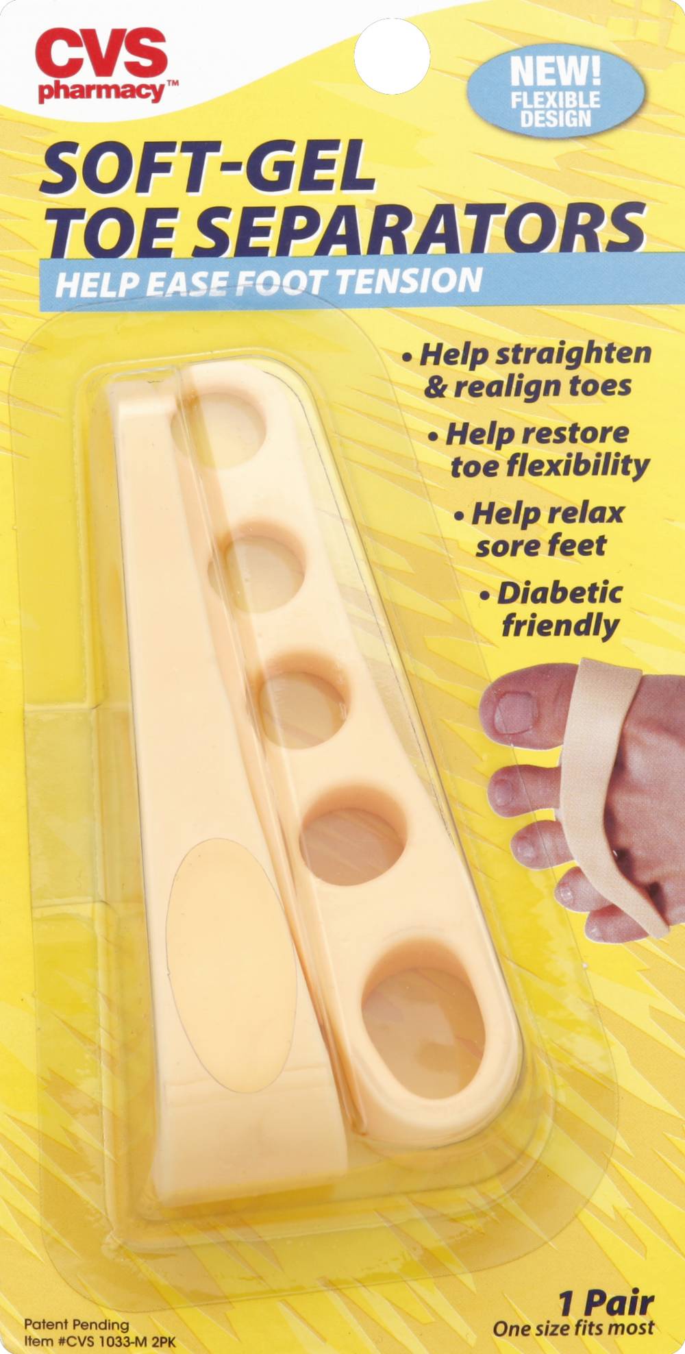 CVS Pharmacy Pharmacy Soft Gel Toe Separators