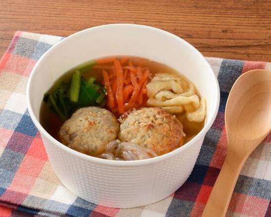 【軽食】NL鶏団子としらたき麺の和風スープ