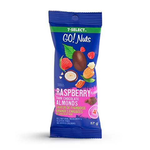 7-Select GO! Nuts Raspberry Dark Chocolate Almond 57g