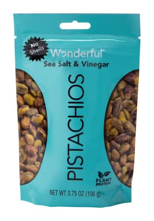 Wonderful® Sea Salt & Vinegar Pistachios, No Shells 3.75oz