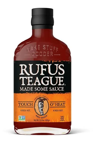 Sauce BBQ Touch O'Heat 432g Rufus Teague