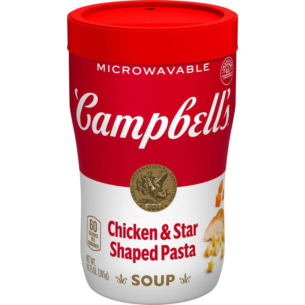 Campbell's Chicken & Star Shaped Pasta Sipping Soup (10.8 oz)