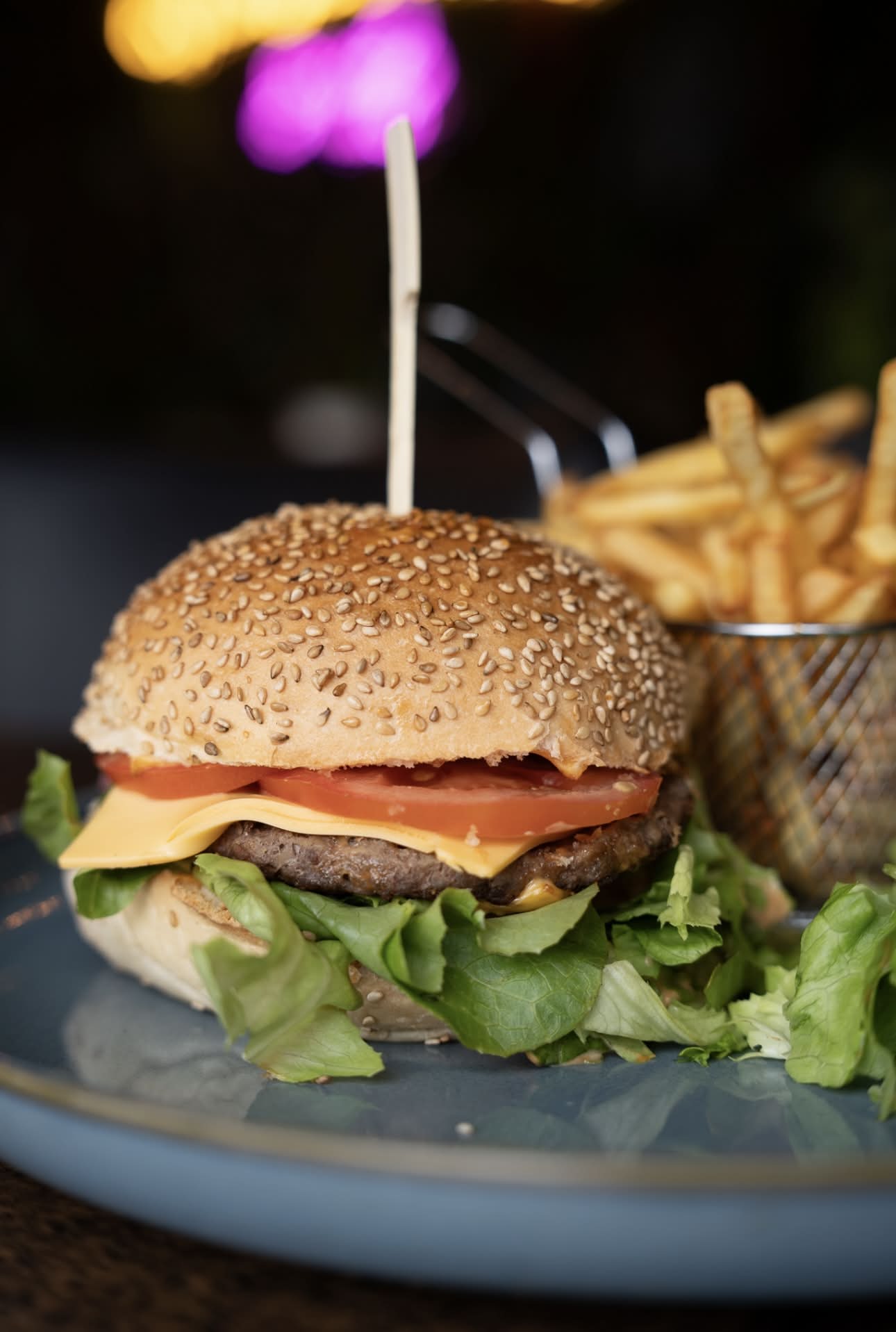 Menu classic beef burger