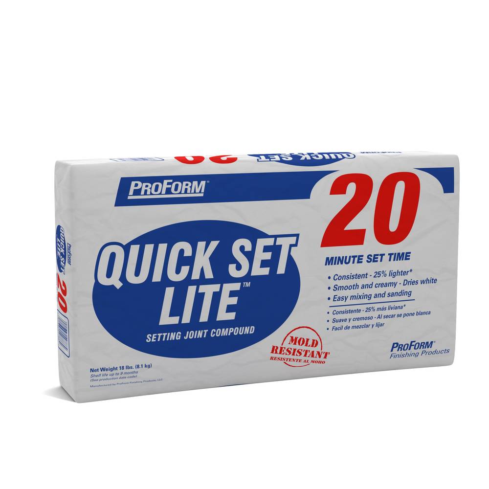 ProForm Quick Set Lite 18-lb 20-Minutes Set Time Lightweight Drywall Joint Compound | 50002560