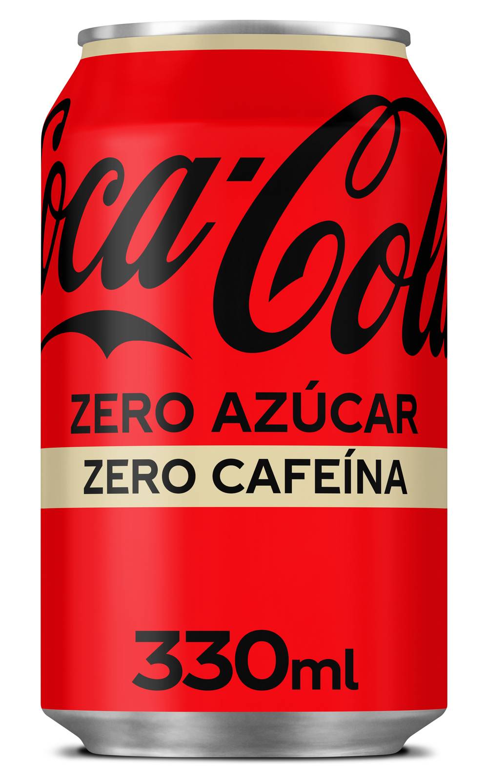 Zero azúcar zero cafeína lata · Coca-Cola (330 ml)